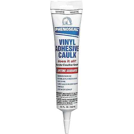 Dap 5.5-oz Phenoseal Adhesive Caulk, White DAP00101